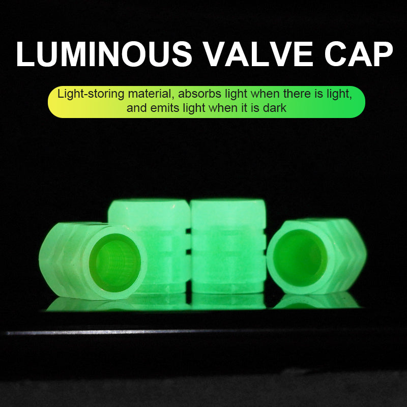 Electric Vehicle Vacuum Tire Valve Luminous Core Cover - Sea Of Finds