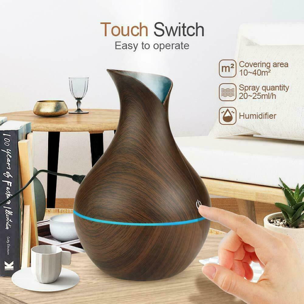 Ultrasonic Humidifier Oil Diffuser Air Purifier Aromatherapy with LED Lights - Sea Of Finds