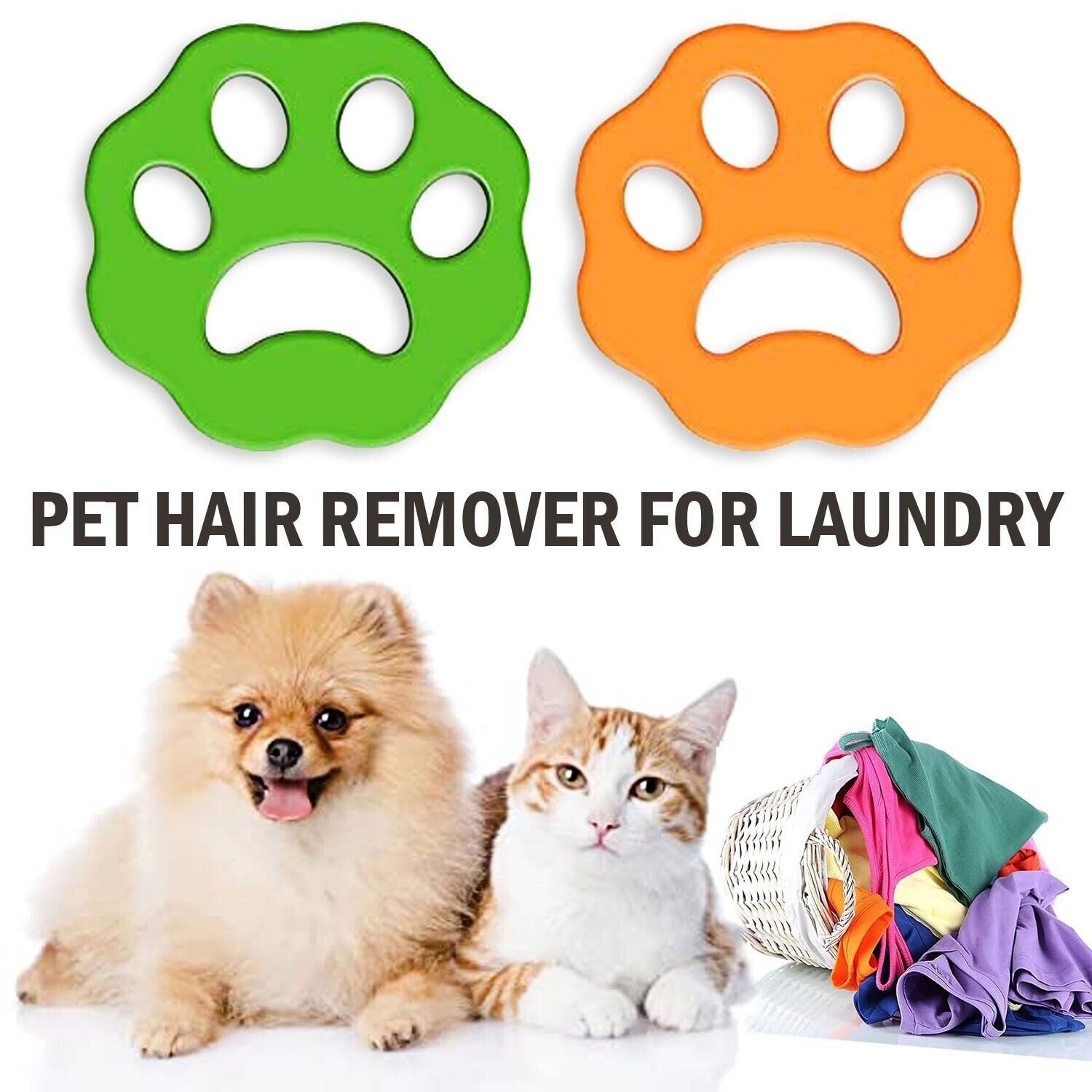 2 Pack Pet Hair Remover For Laundry Washing Machine Hair Catcher Pet Fur Catcher - Sea Of Finds